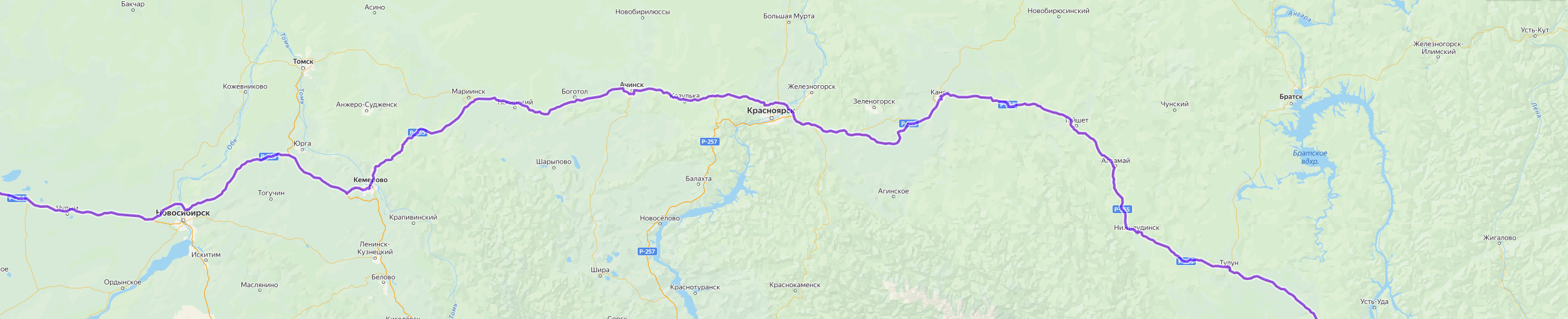 Доставка грузов из Казани - карта транспортной логистики